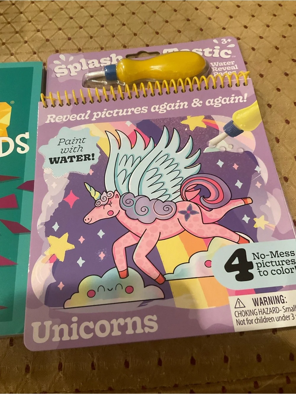 Paint by Sticker Kids Activity Book Unicorns & Splash Water Reveal Pad New